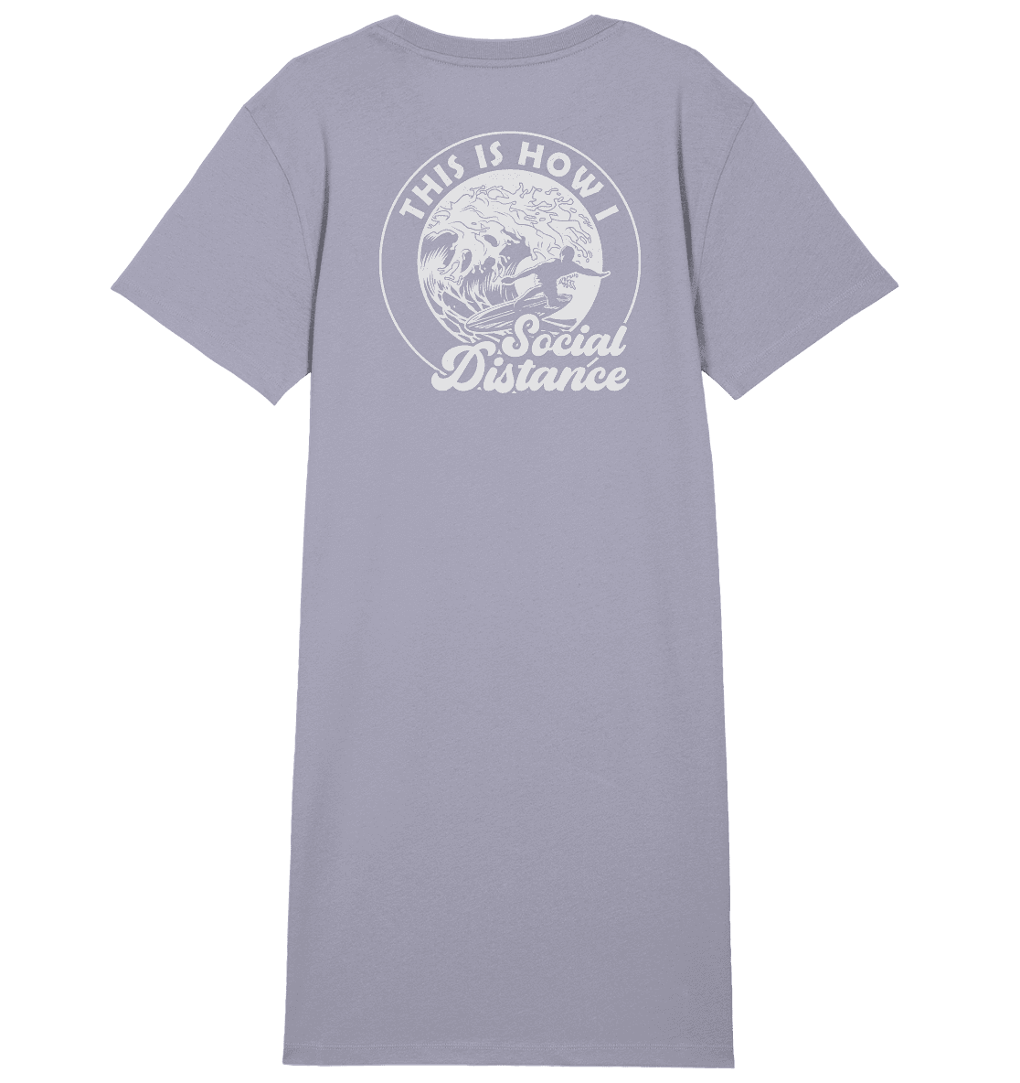 Social Distance Collection - Ladies Organic Shirt Dress