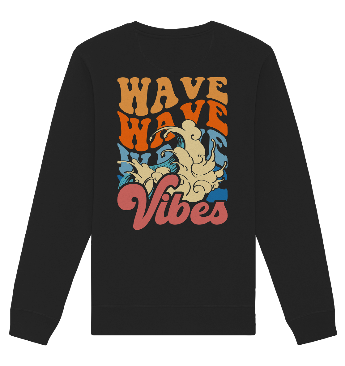 Wavy Vibes - Organic Basic Unisex Sweatshirt