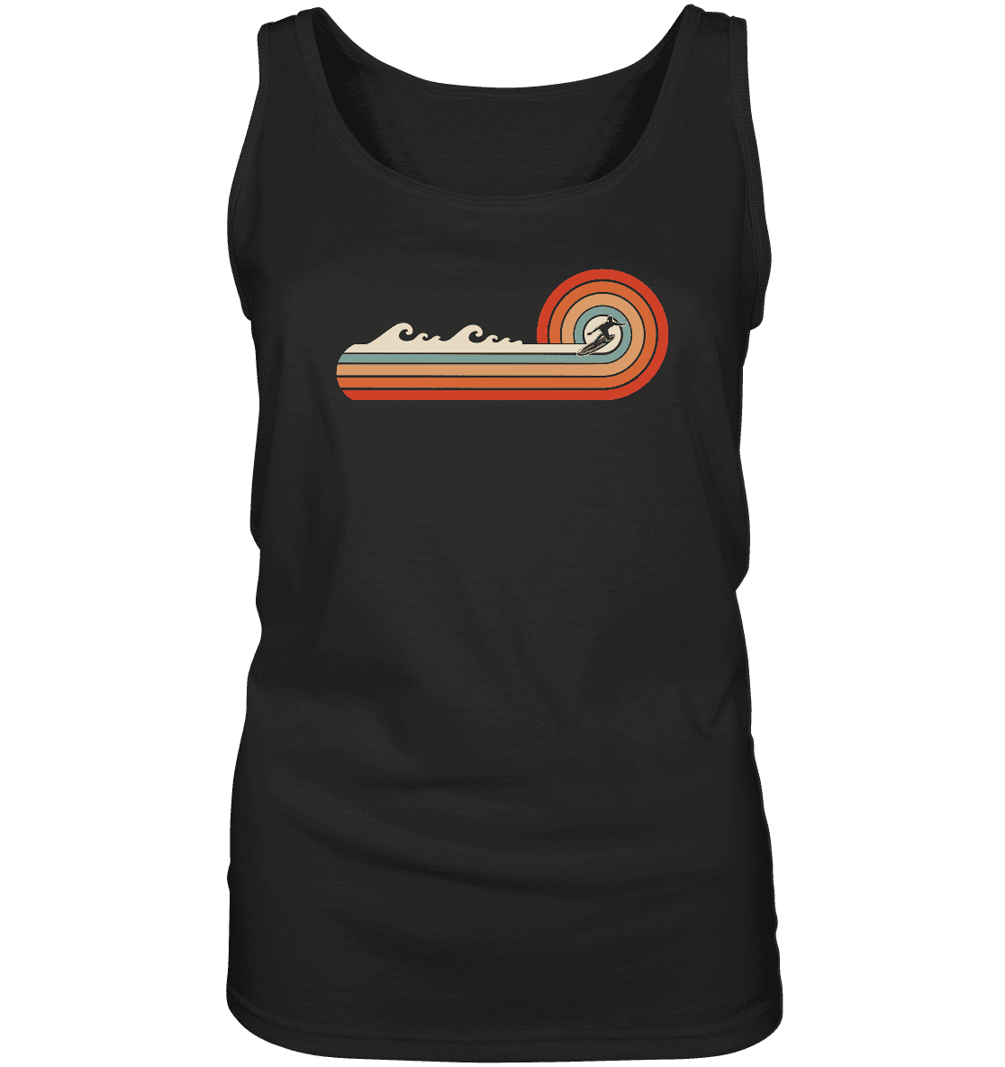 Retro Wave - Ladies Tank-Top