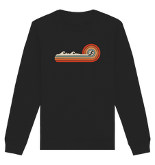 Retro Wave - Organic Basic Unisex Sweatshirt